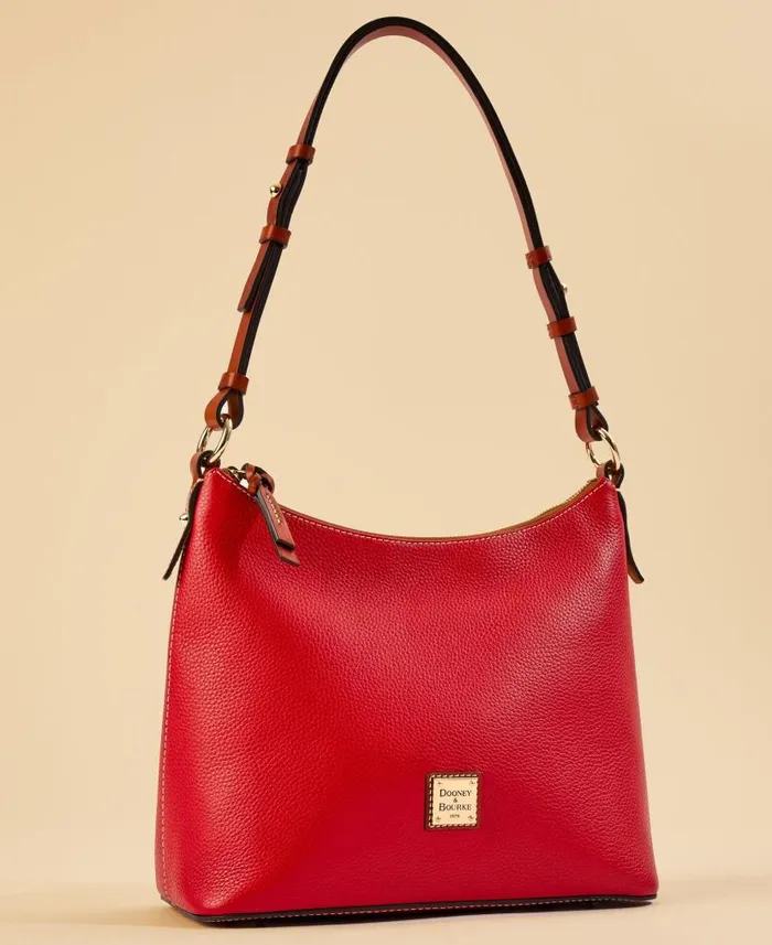 Pebble Grain Hobo Black Black Woman Dooney and Bourke Shoulder Bags Pebble Grain Hobo Black Black Woman Dooney and Bourke Shoulder Bags