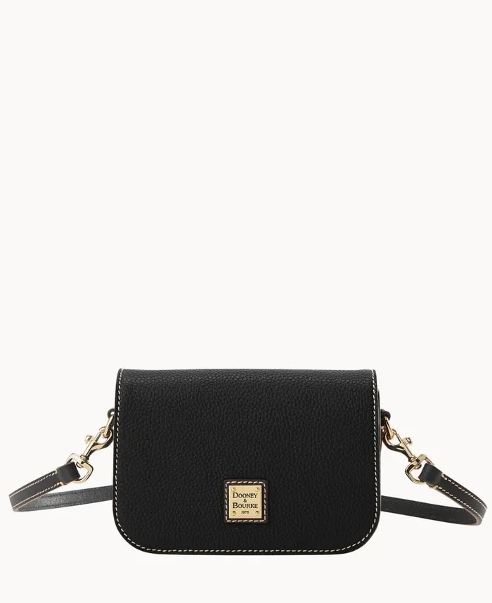 Pebble Grain Kitty Crossbody Black Black Woman Dooney and Bourke Crossbodies