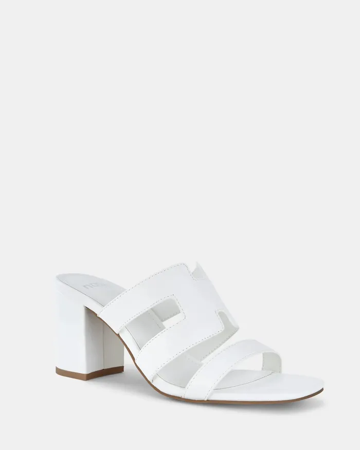 Peep Toes NOVO Shoes Women FREDDY WHITE Open Toe Heels