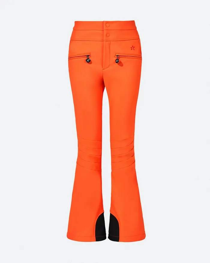 Perfect Moment HighWaist Aurora Flare Ski Pant Orange Women Pants