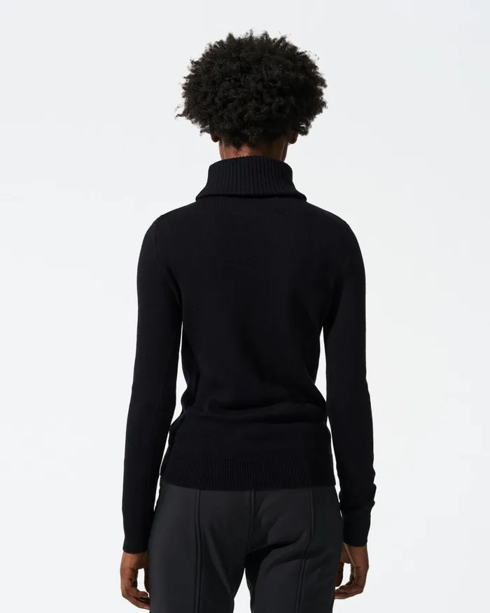 Perfect Moment Powder Merino Wool Sweater Navy Women Tops