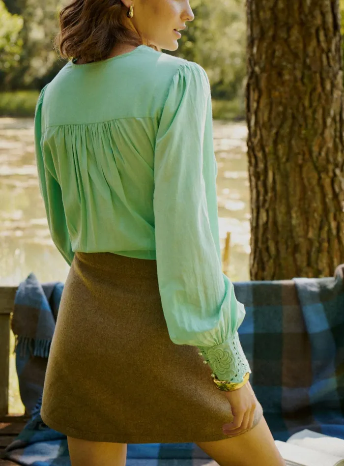 Petite Mendigote Tops Blouses Fw24 Chemise Tara Meadow 8211 Women