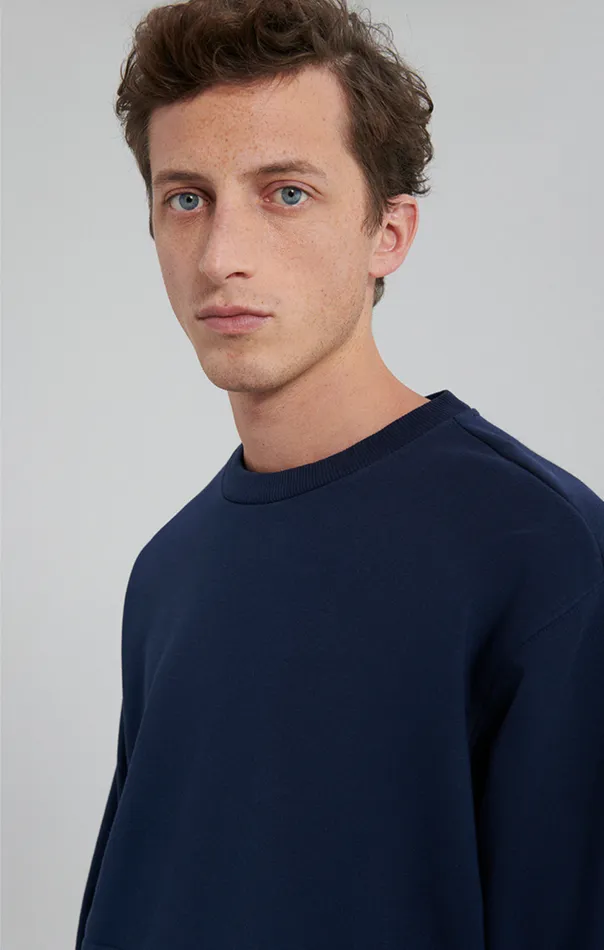 Pocket Sweatshirt In Navy Blazer Men Mavi Jeans Loungewear Pocket Sweatshirt In Navy Blazer Men Mavi Jeans Loungewear