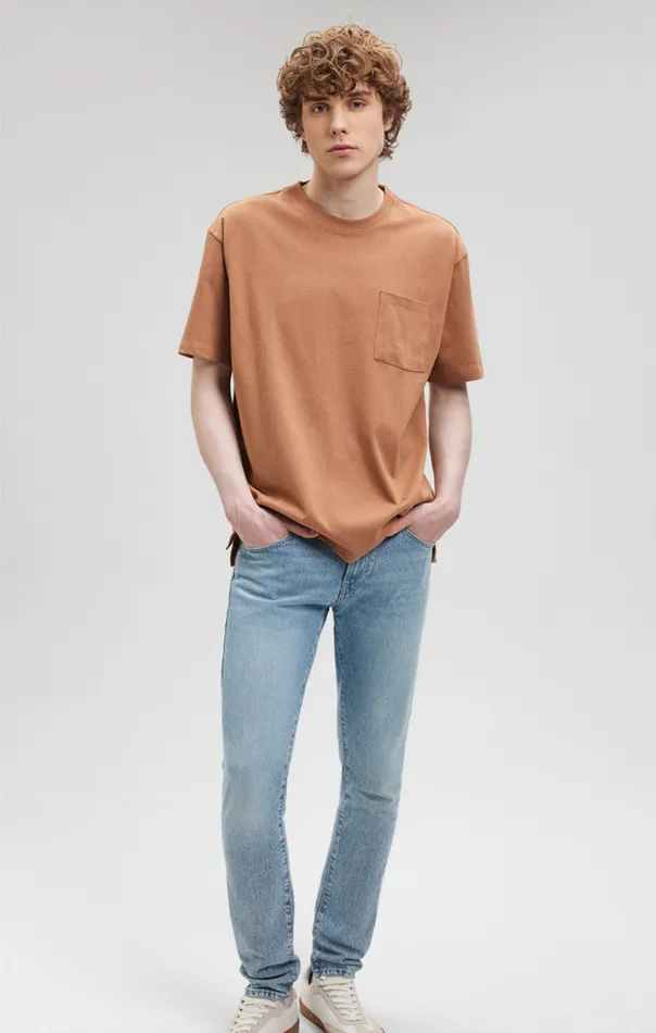 Pocket TShirt In Chipmunk Men Mavi Jeans TShirts Pocket TShirt In Chipmunk Men Mavi Jeans TShirts