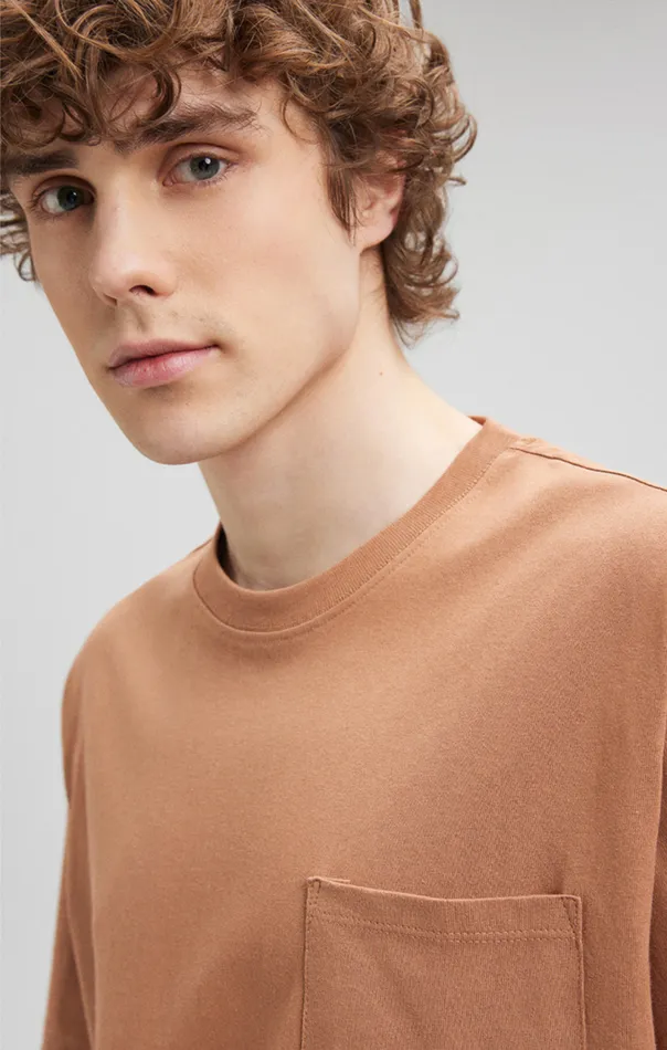 Pocket TShirt In Chipmunk Men Mavi Jeans TShirts Pocket TShirt In Chipmunk Men Mavi Jeans TShirts
