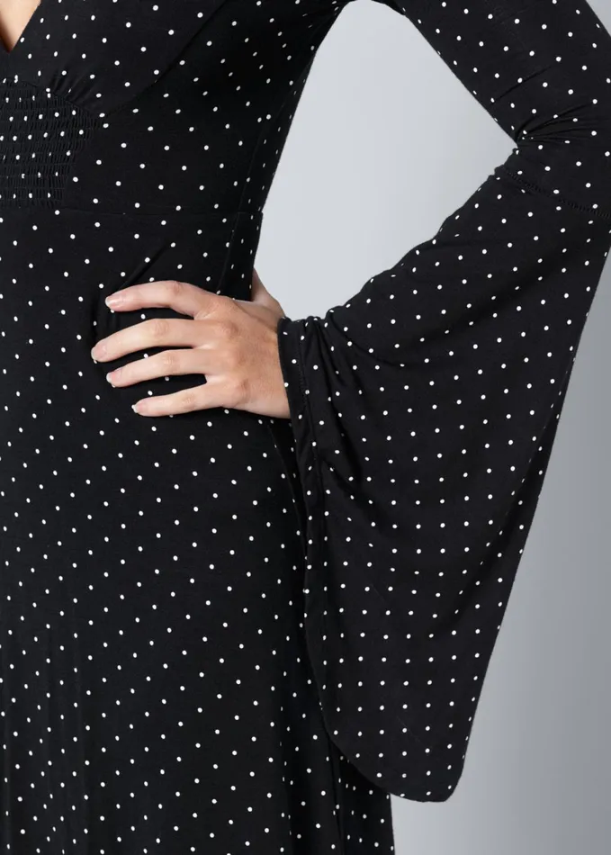 POLKA DOT DRESS Black Multi Women VENUS Sundresses