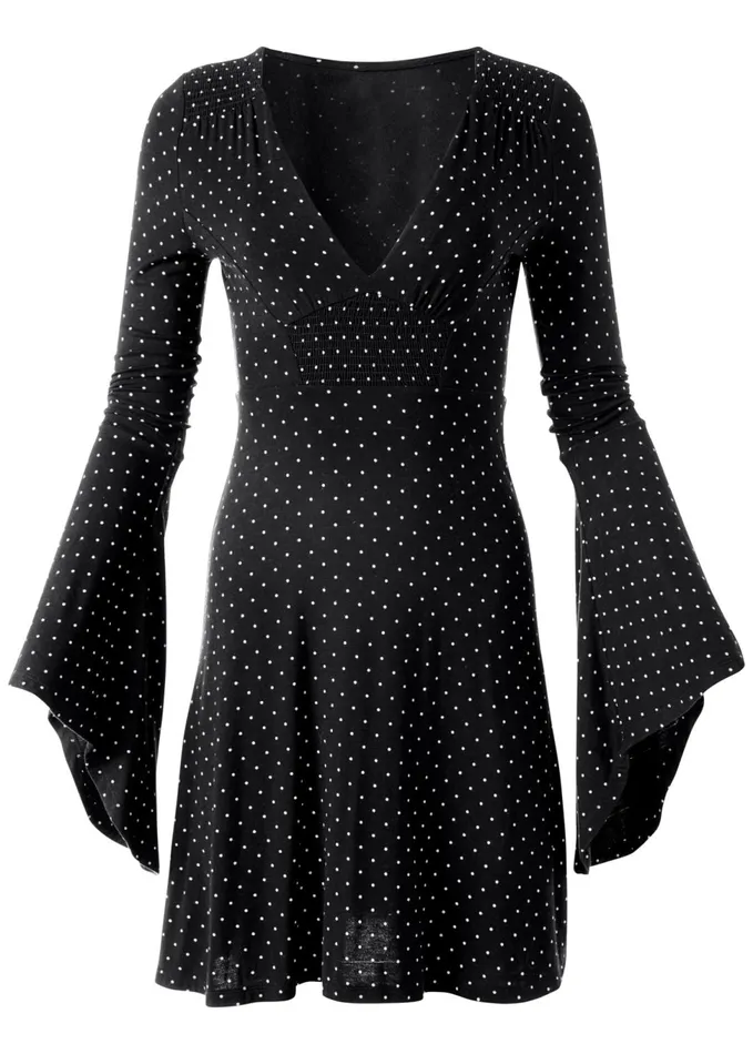 POLKA DOT DRESS Black Multi Women VENUS Sundresses