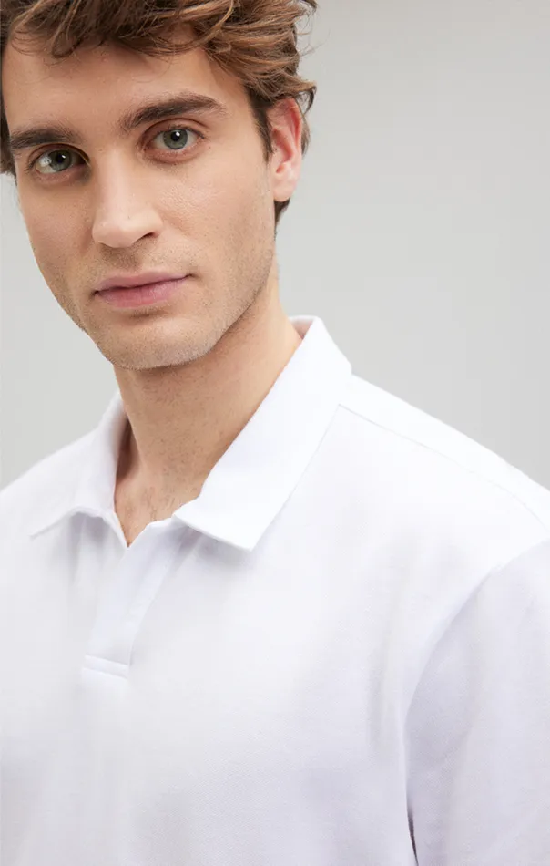 Polo Shirt In White Men Mavi Jeans TShirts Polo Shirt In White Men Mavi Jeans TShirts