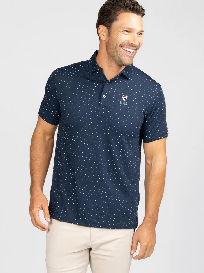 Polo Shirts Men Tasc Performance Cloud Polo 8211 Ace Dot 8211 UPenn