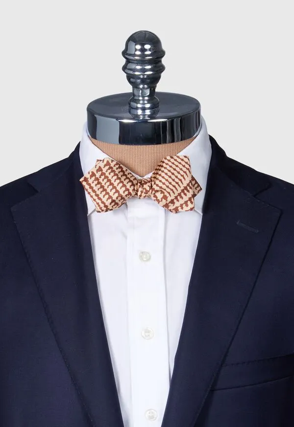 Printed Silk Glen Plaid Bow Tie BlackWhite Ties Paulstuart Mens Printed Silk Glen Plaid Bow Tie BlackWhite Ties Paulstuart Mens