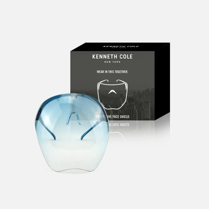 Protective Face Shield Blue WomenMen Kenneth Cole Protective Wear
