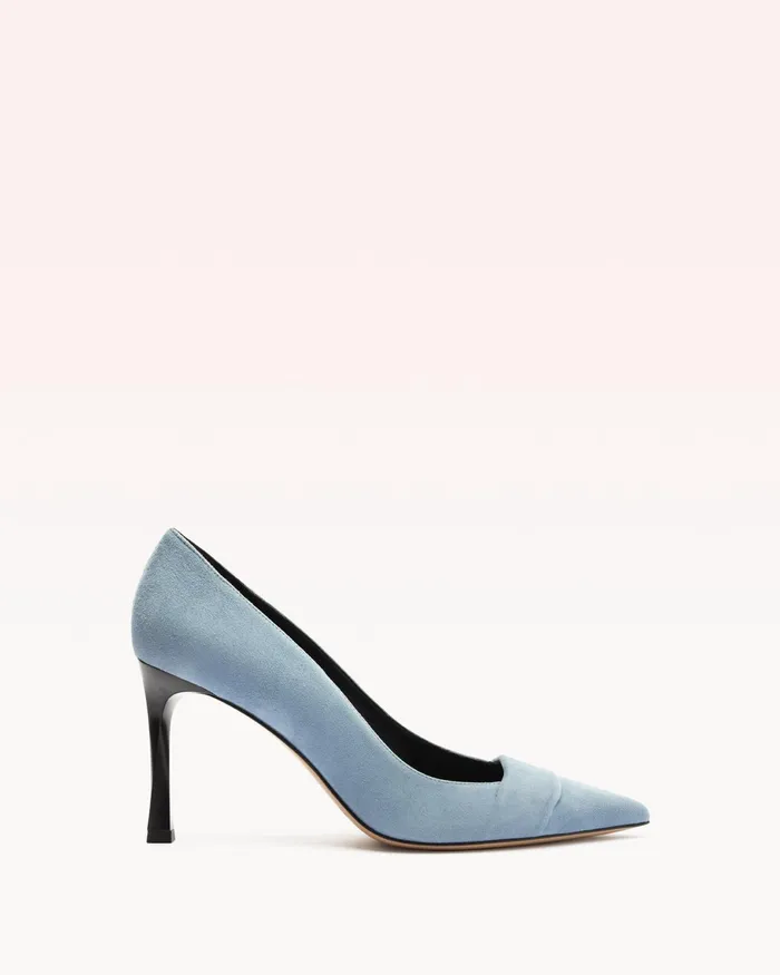 Pumps Women Alexandre Birman Ally 85 Thin Suede Azzuro Azzuro