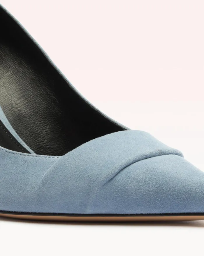 Pumps Women Alexandre Birman Ally 85 Thin Suede Azzuro Azzuro