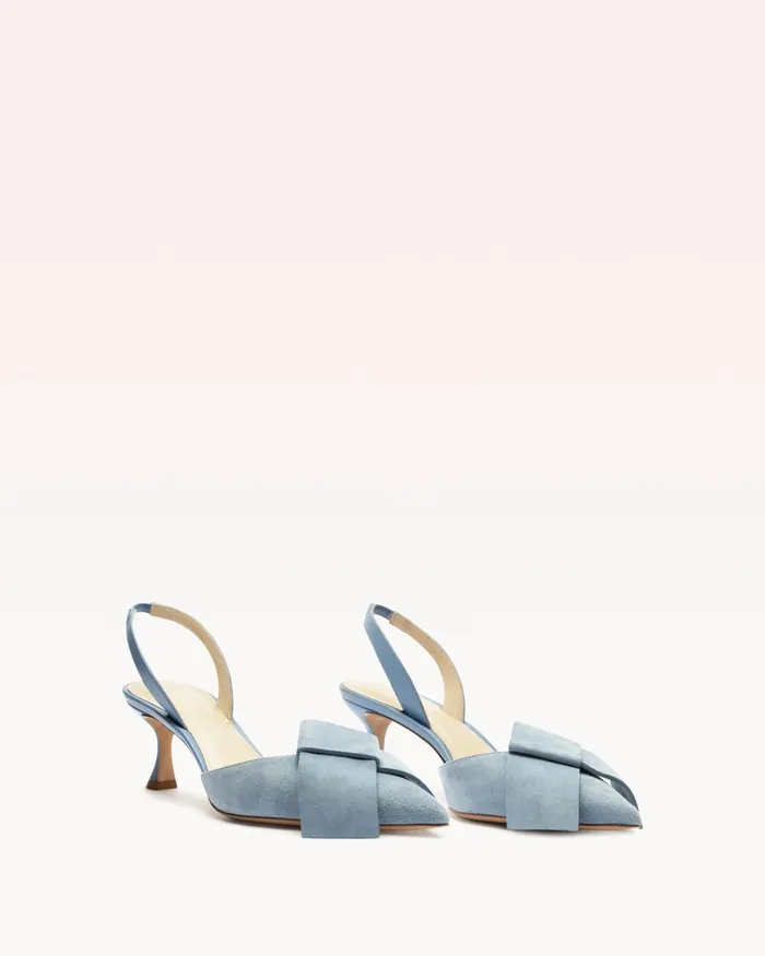 Pumps Women Alexandre Birman Bonny 60 Suede Azzuro Azzuro