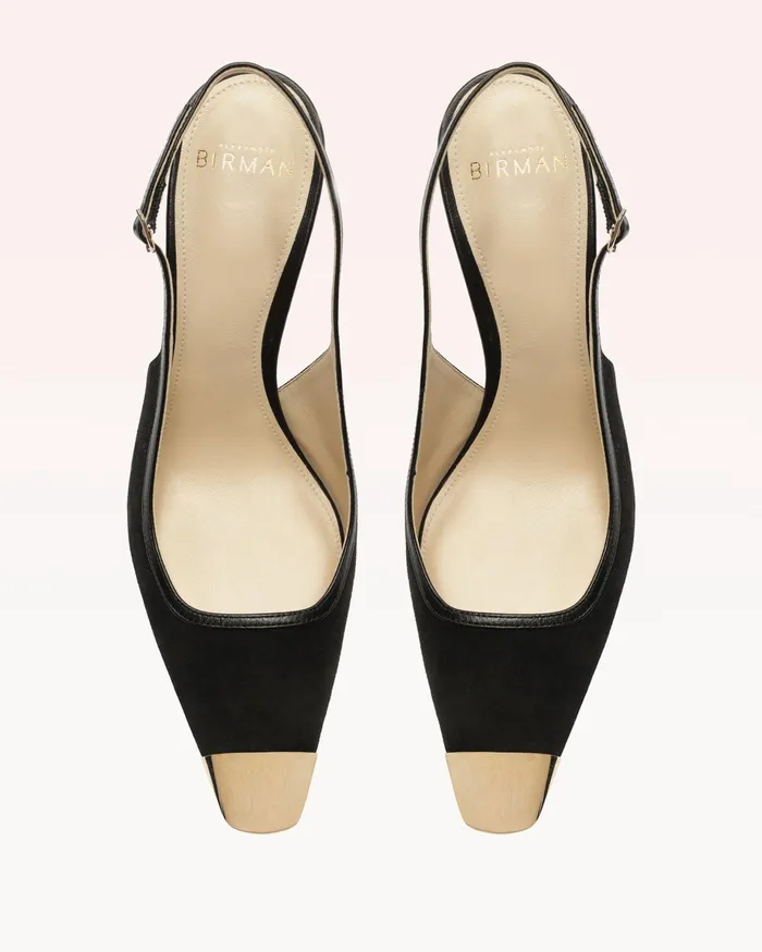 Pumps Women Alexandre Birman Olivia 85 Black Alexandre Birman Slingback Pumps Black