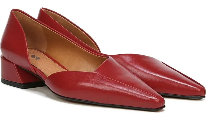 Pumps Women Franco Sarto Sarto Monana Block Heel Pump Campari Leather