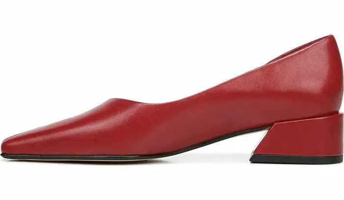 Pumps Women Franco Sarto Sarto Monana Block Heel Pump Campari Leather