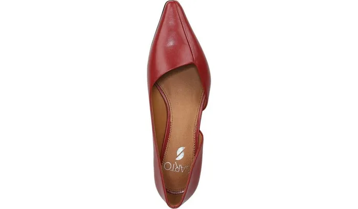 Pumps Women Franco Sarto Sarto Monana Block Heel Pump Campari Leather