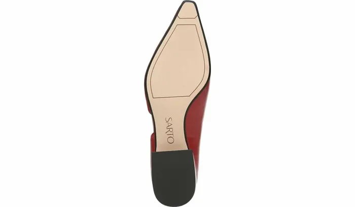Pumps Women Franco Sarto Sarto Monana Block Heel Pump Campari Leather