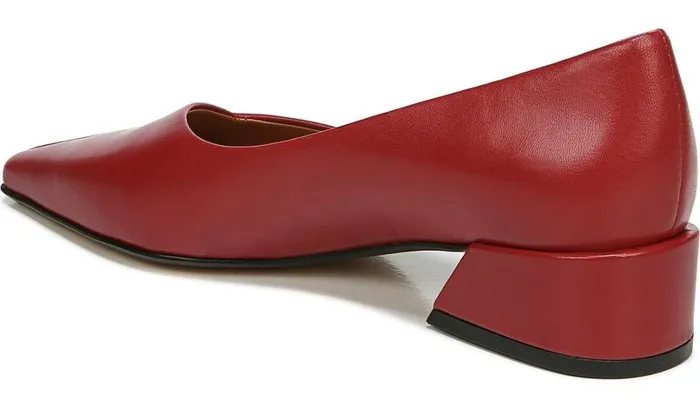 Pumps Women Franco Sarto Sarto Monana Block Heel Pump Campari Leather