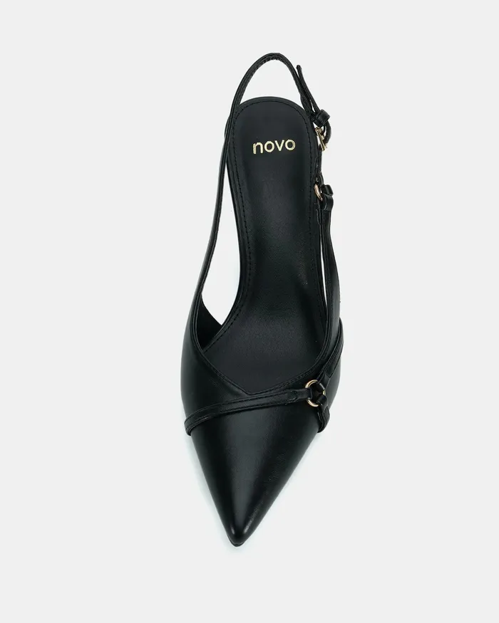Pumps Women ZANDRA BLACK Stilettos NOVO Shoes