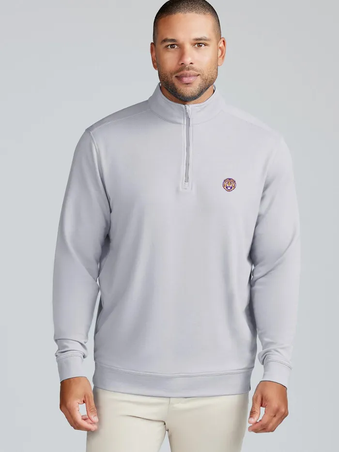 Quarter Zips Men Tasc Performance Cloud French Terry Quarter Zip 8211 LSU