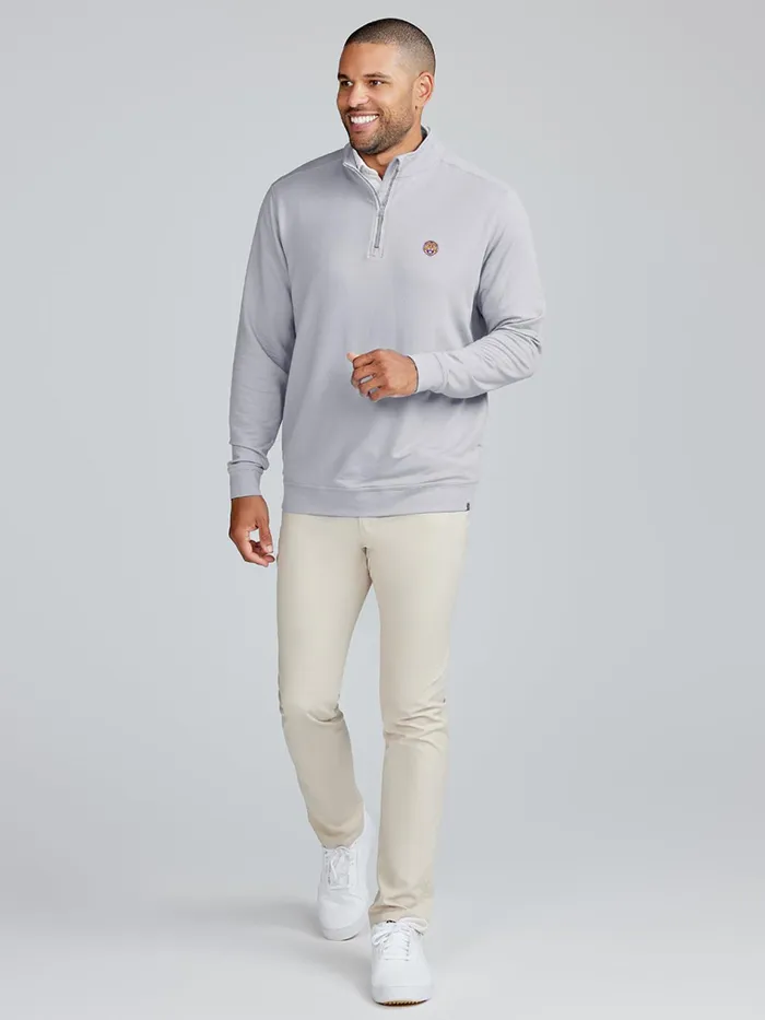 Quarter Zips Men Tasc Performance Cloud French Terry Quarter Zip 8211 LSU
