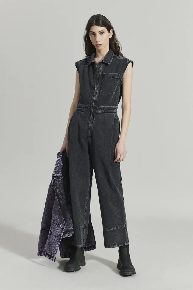 Rachel Comey Jumpsuits Women Annin Jumpsuit Washed Black