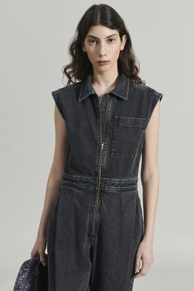 Rachel Comey Jumpsuits Women Annin Jumpsuit Washed Black