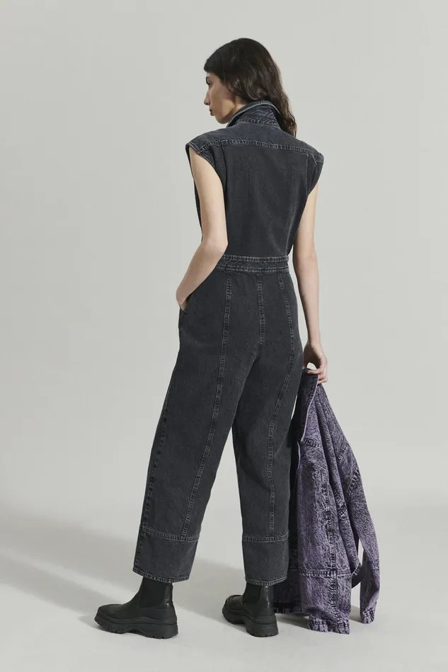 Rachel Comey Jumpsuits Women Annin Jumpsuit Washed Black