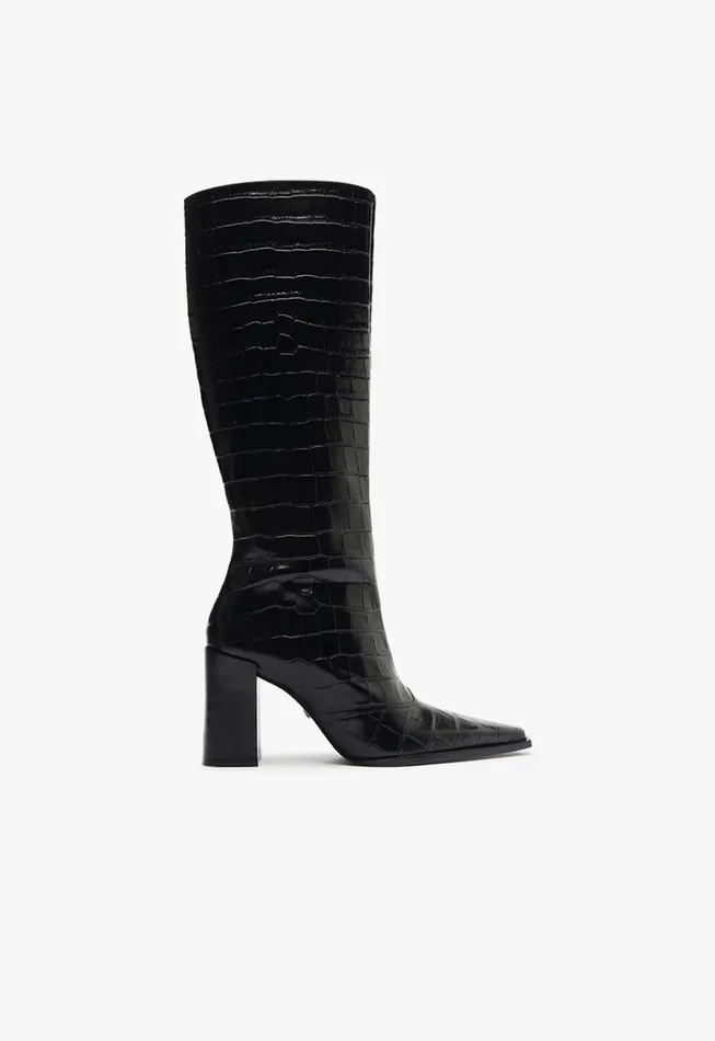 Raffaela Up Boot Black Women Schutz Shoes Boots