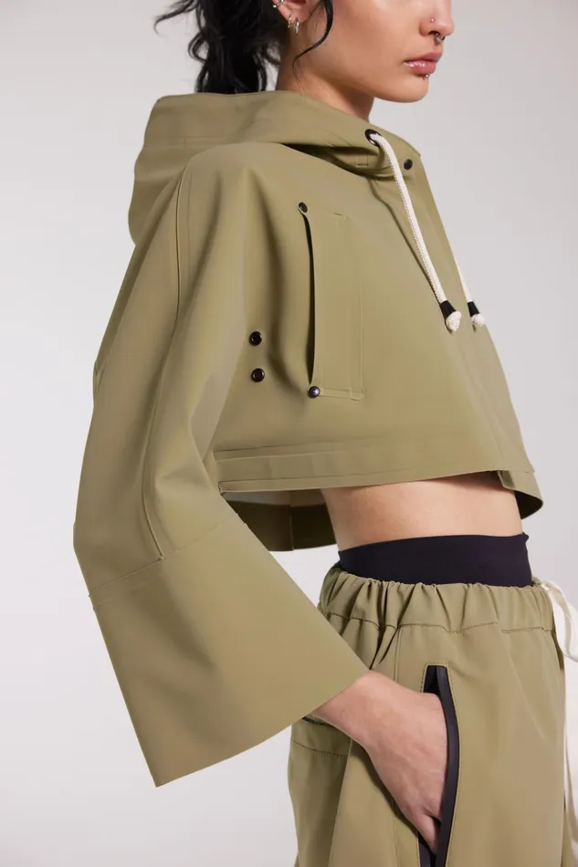 Raincoats Women Stutterheim Lilla Tre Matte Raincoat Aloe