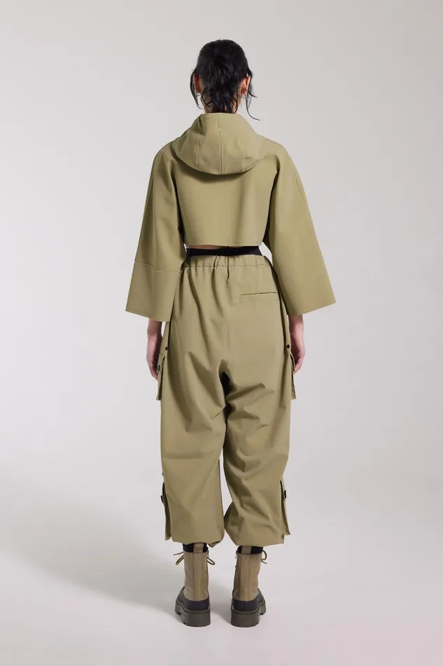 Raincoats Women Stutterheim Lilla Tre Matte Raincoat Aloe