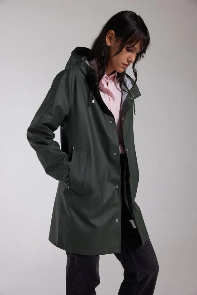 Raincoats Women Stutterheim Stockholm Lightweight Raincoat Green