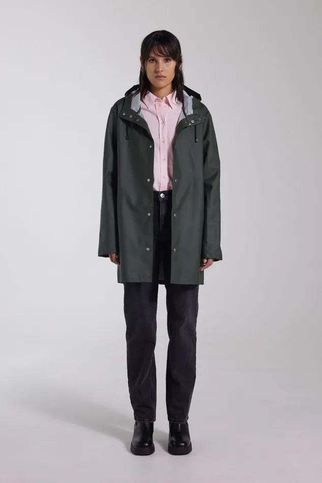 Raincoats Women Stutterheim Stockholm Lightweight Raincoat Green