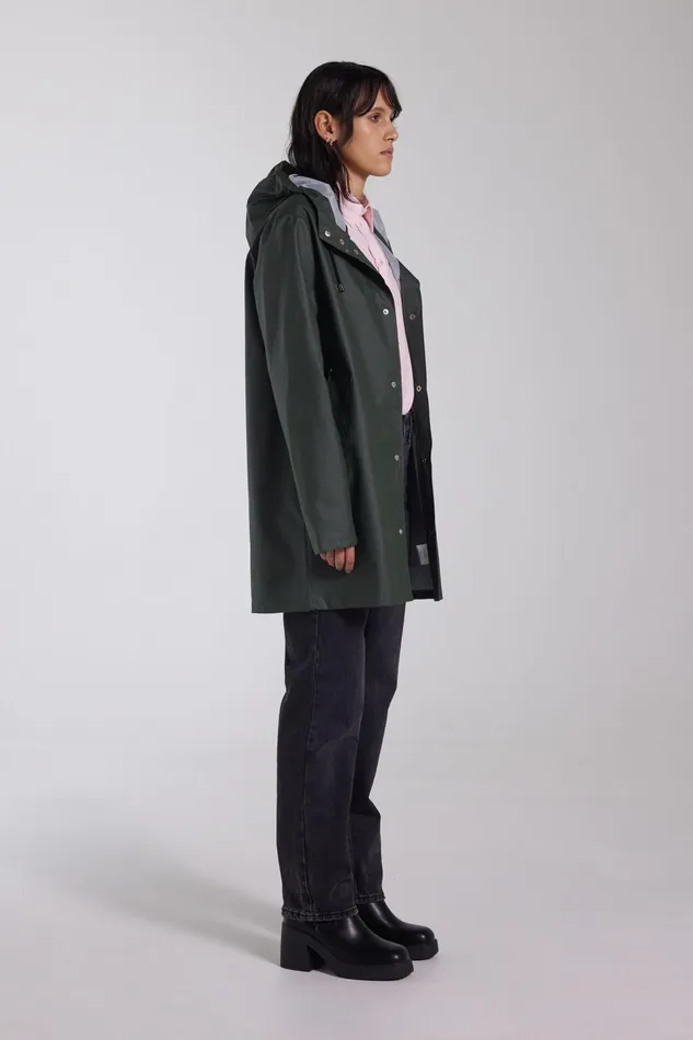 Raincoats Women Stutterheim Stockholm Lightweight Raincoat Green