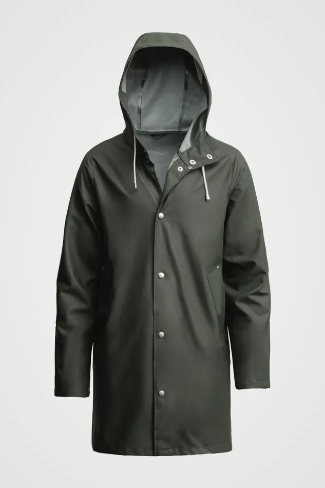 Raincoats Women Stutterheim Stockholm Lightweight Raincoat Green