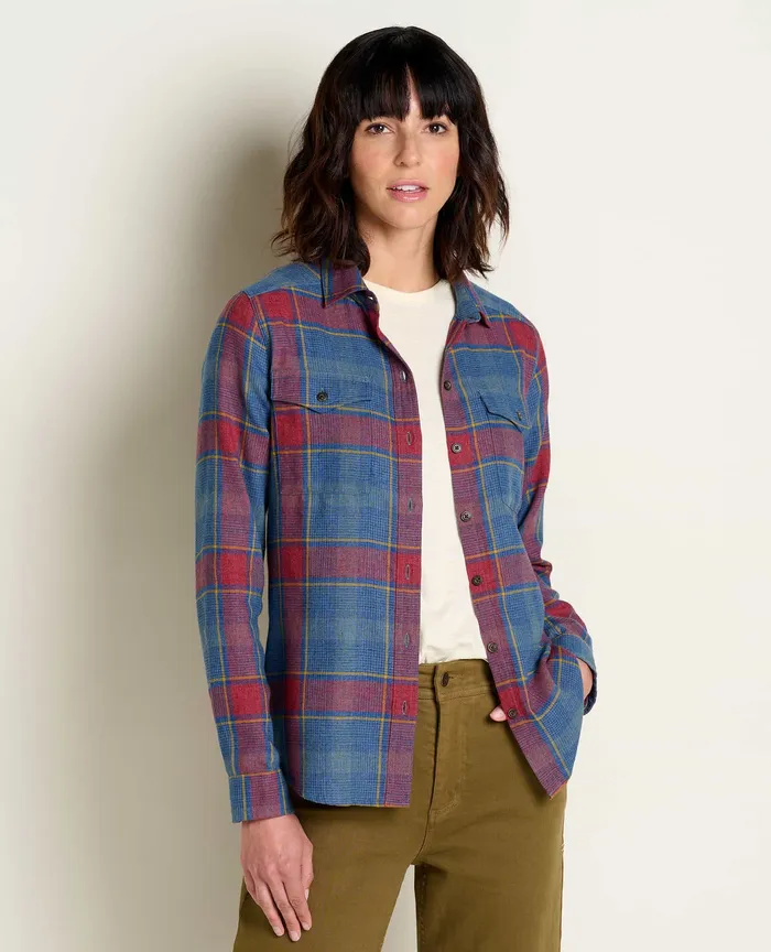 ReForm Flannel Shirt Garnet Tops and TShirts ToadandCo Women8217s