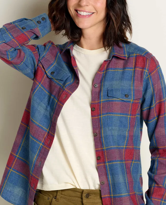 ReForm Flannel Shirt Garnet Tops and TShirts ToadandCo Women8217s
