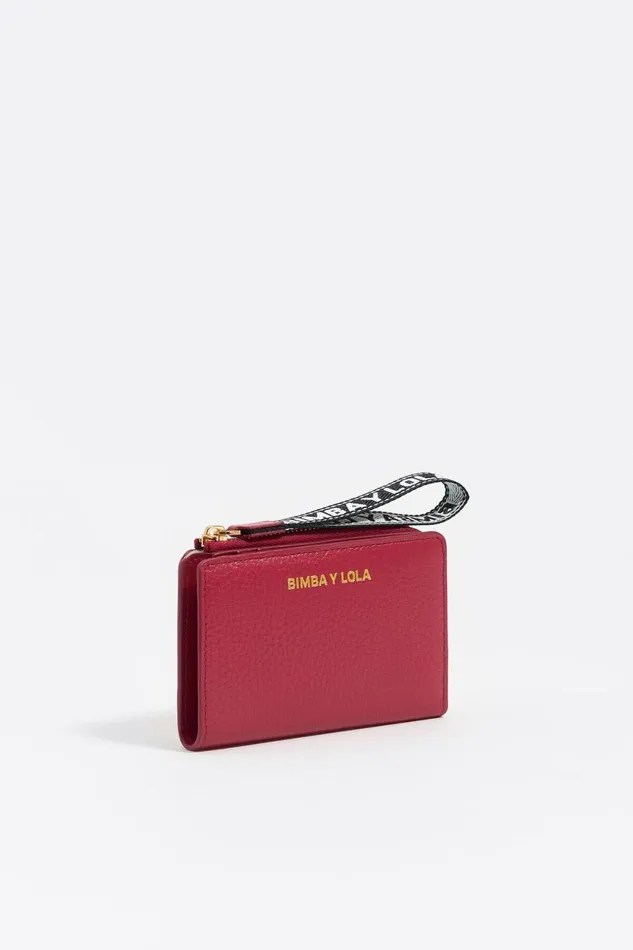 Red Leather Purse Red Women Bimba Y Lola Wallets And Coin Purses