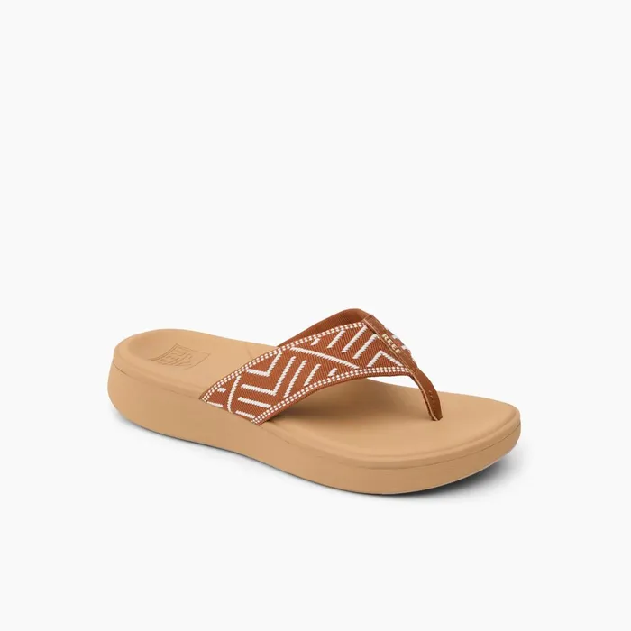 Reef Flip Flops Cushion Cloud Textile Cocoa 8211 Women Reef Flip Flops Cushion Cloud Textile Cocoa 8211 Women