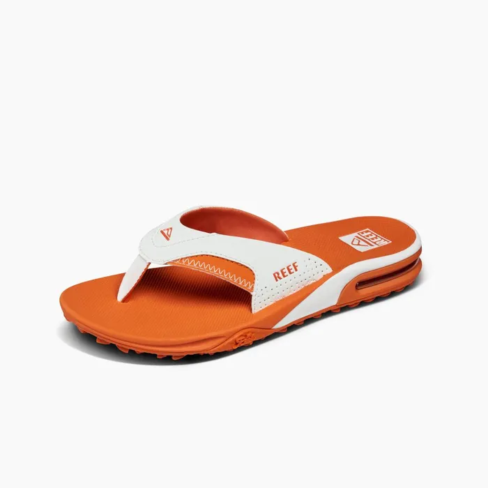 Reef Sandals Fanning Pregame Whiteorange 8211 Men Reef Sandals Fanning Pregame Whiteorange 8211 Men