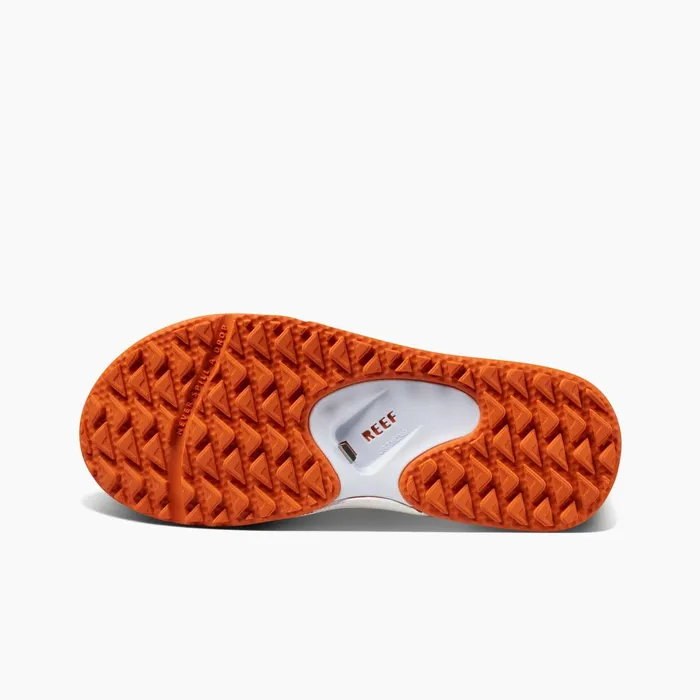Reef Sandals Fanning Pregame Whiteorange 8211 Men Reef Sandals Fanning Pregame Whiteorange 8211 Men