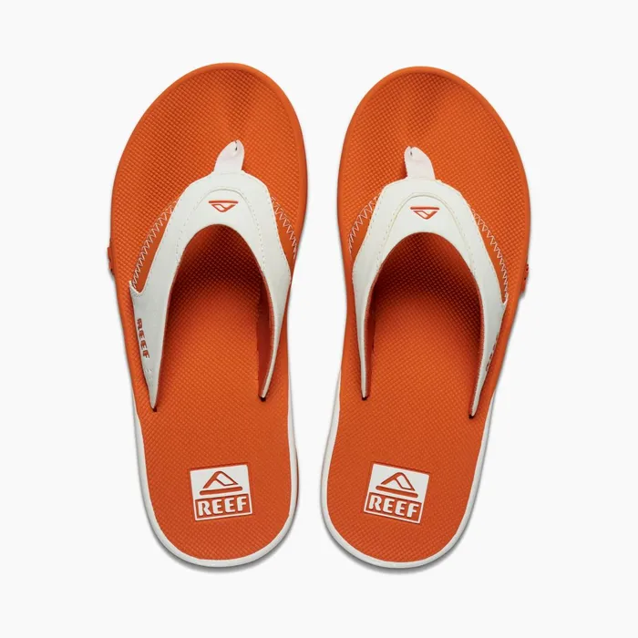 Reef Sandals Fanning Pregame Whiteorange 8211 Men Reef Sandals Fanning Pregame Whiteorange 8211 Men