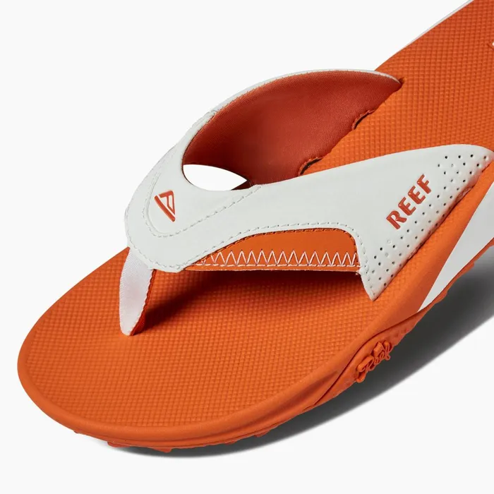 Reef Sandals Fanning Pregame Whiteorange 8211 Men Reef Sandals Fanning Pregame Whiteorange 8211 Men