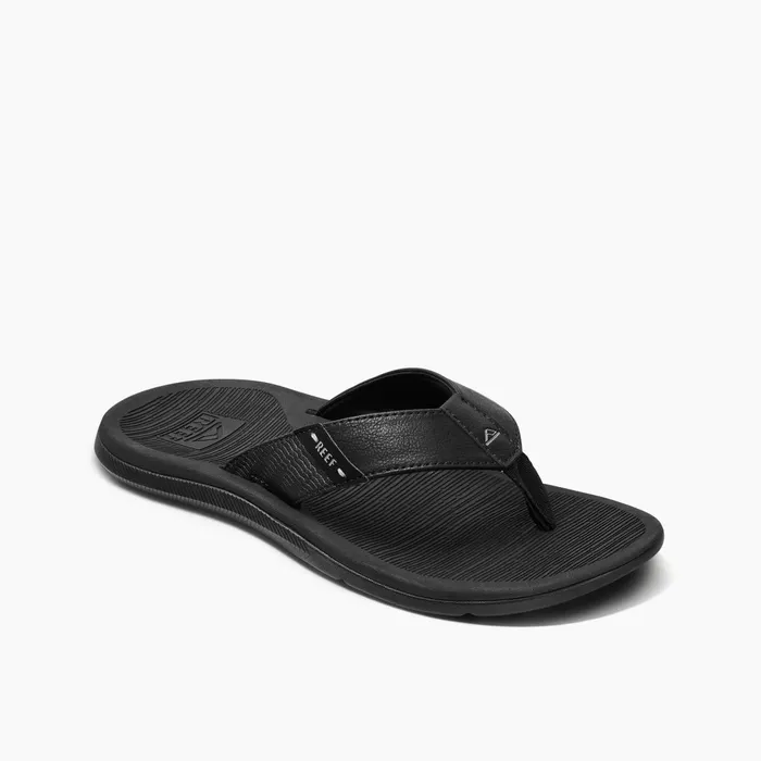 Reef Sandals Santa Ana All Black 8211 Men Reef Sandals Santa Ana All Black 8211 Men