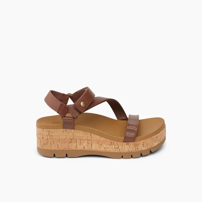 Reef Sandals Vista Higher Luna Cocoa Cork 8211 Women
