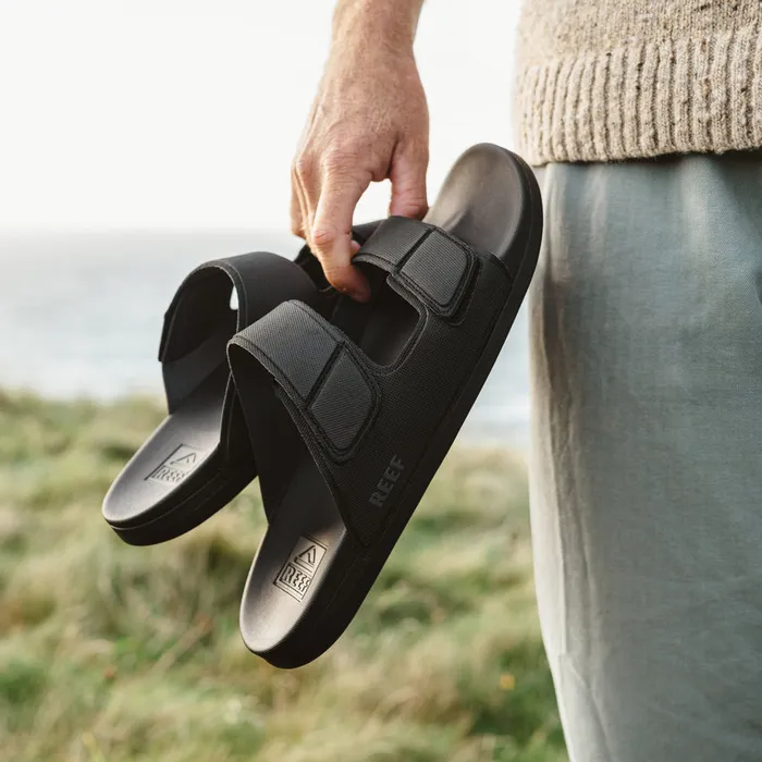 Reef Slides Cushion Tradewind Black 8211 Men Reef Slides Cushion Tradewind Black 8211 Men
