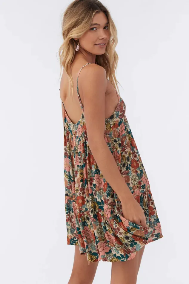 RILEE PRINTED COVERUP DRESS Cement Women O039NEILL Sale