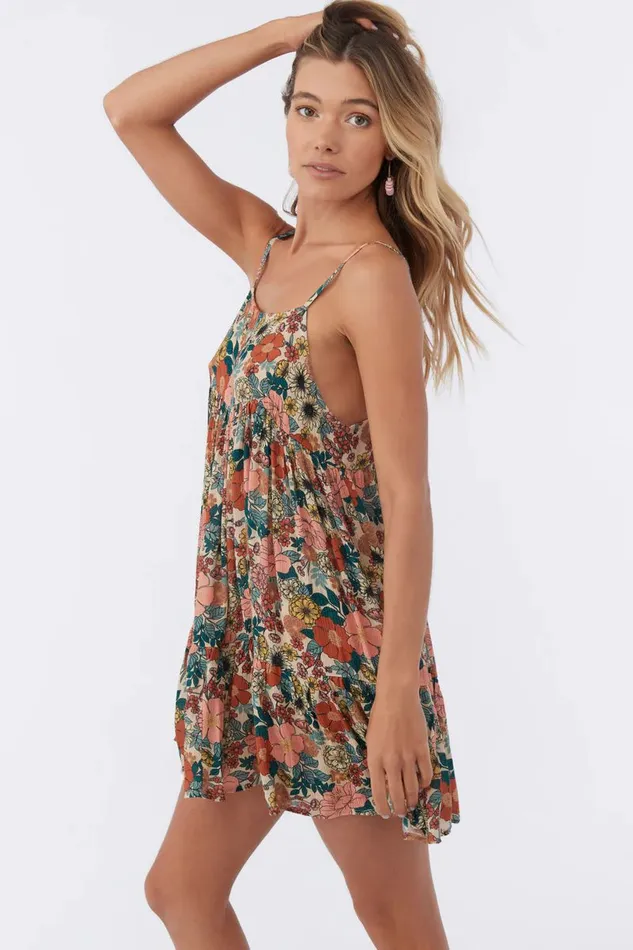 RILEE PRINTED COVERUP DRESS Cement Women O039NEILL Sale